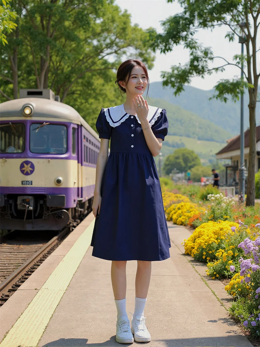 ชุดเดรสฤดูร้อนสำหรับผู้หญิง ปี 2025 สไตล์ลำลอง แบบพื้นฐาน ใส่ได้ทุกวัน ทรงเข้ารูป กระชับรูปร่าง ทรงดินสอ ทรงกระบอก ทรงเข้ารูปพอดีตัว แนบเนื้อ