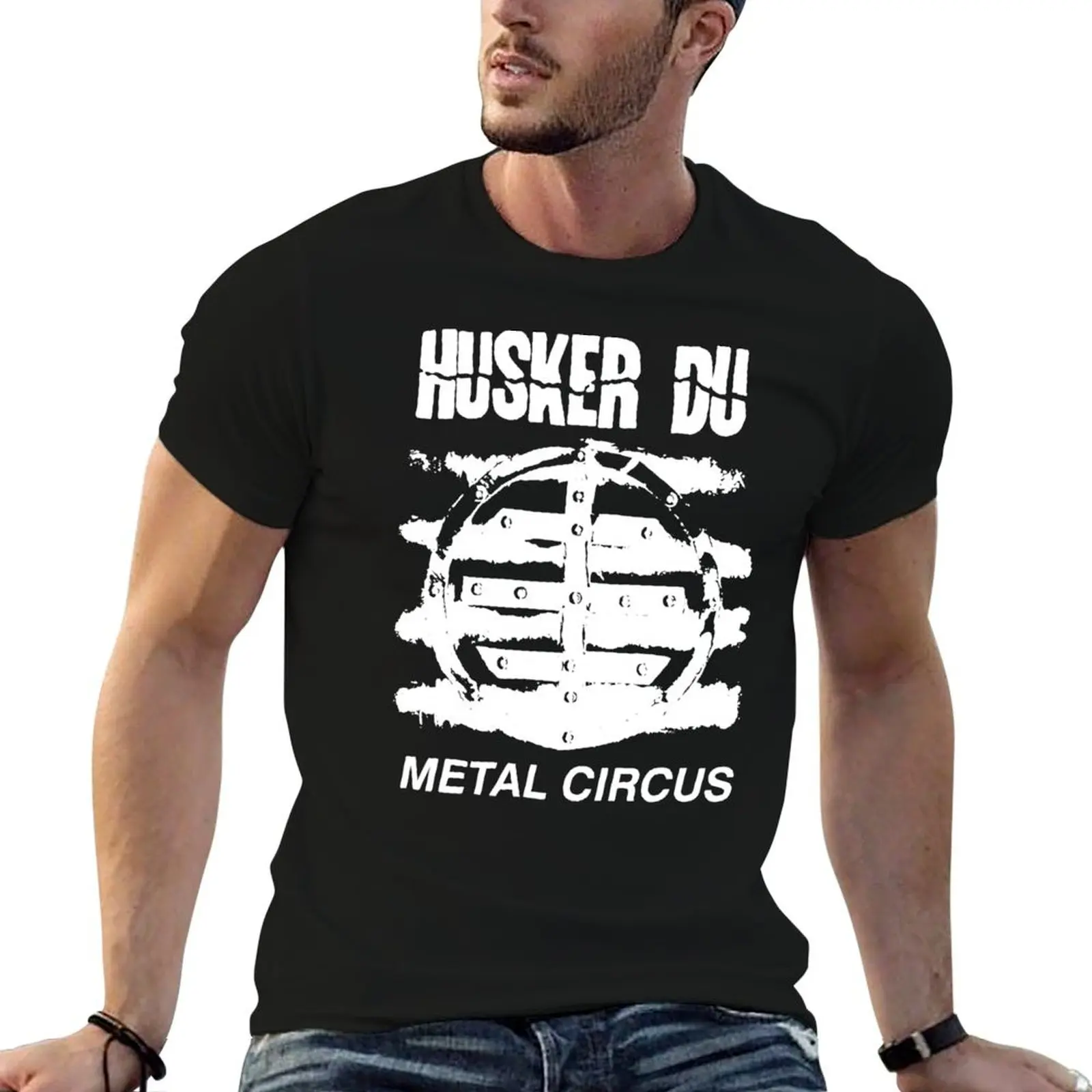 Husker Du Husker Du Husker Du retro T-Shirt Casual Fashion Print Tee Top