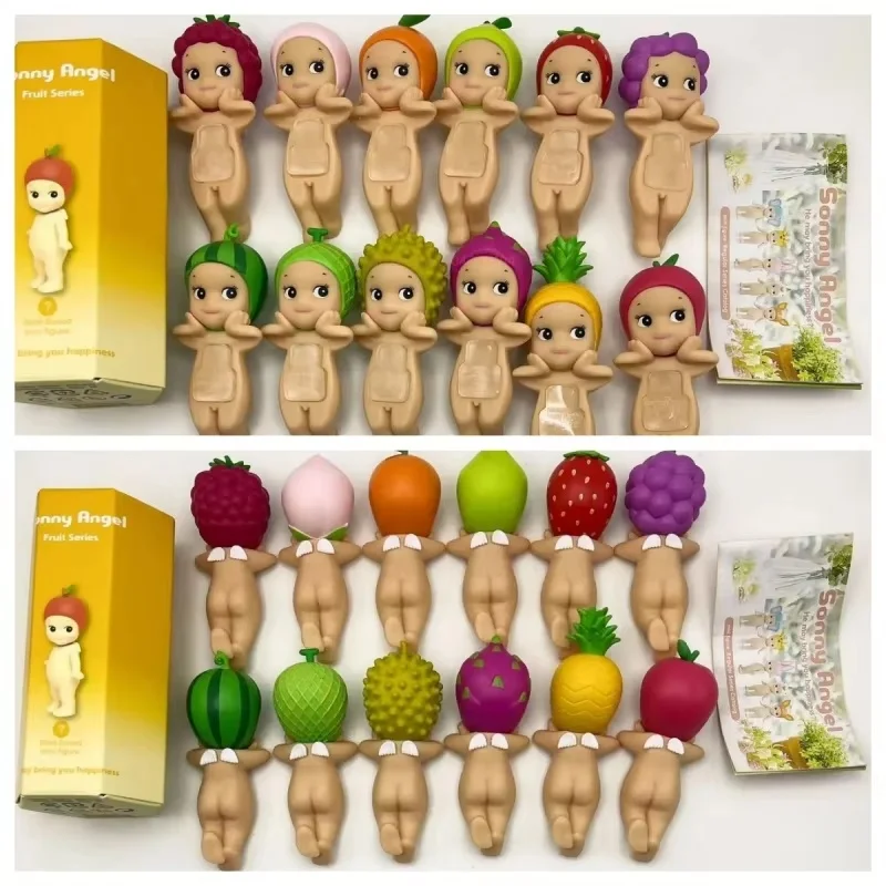

Hot Sonny Angel Mini Angel With Cheek Fruit Blind Box End Box Ornament Mobile Phone Decoration Cupid Handmade Anime Lovely Gifts