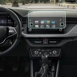 TPU Screen protector film For Skoda Kamiq 2024 8.25 inch Car radio infotainment GPS  Navigation anti-scratch accessories