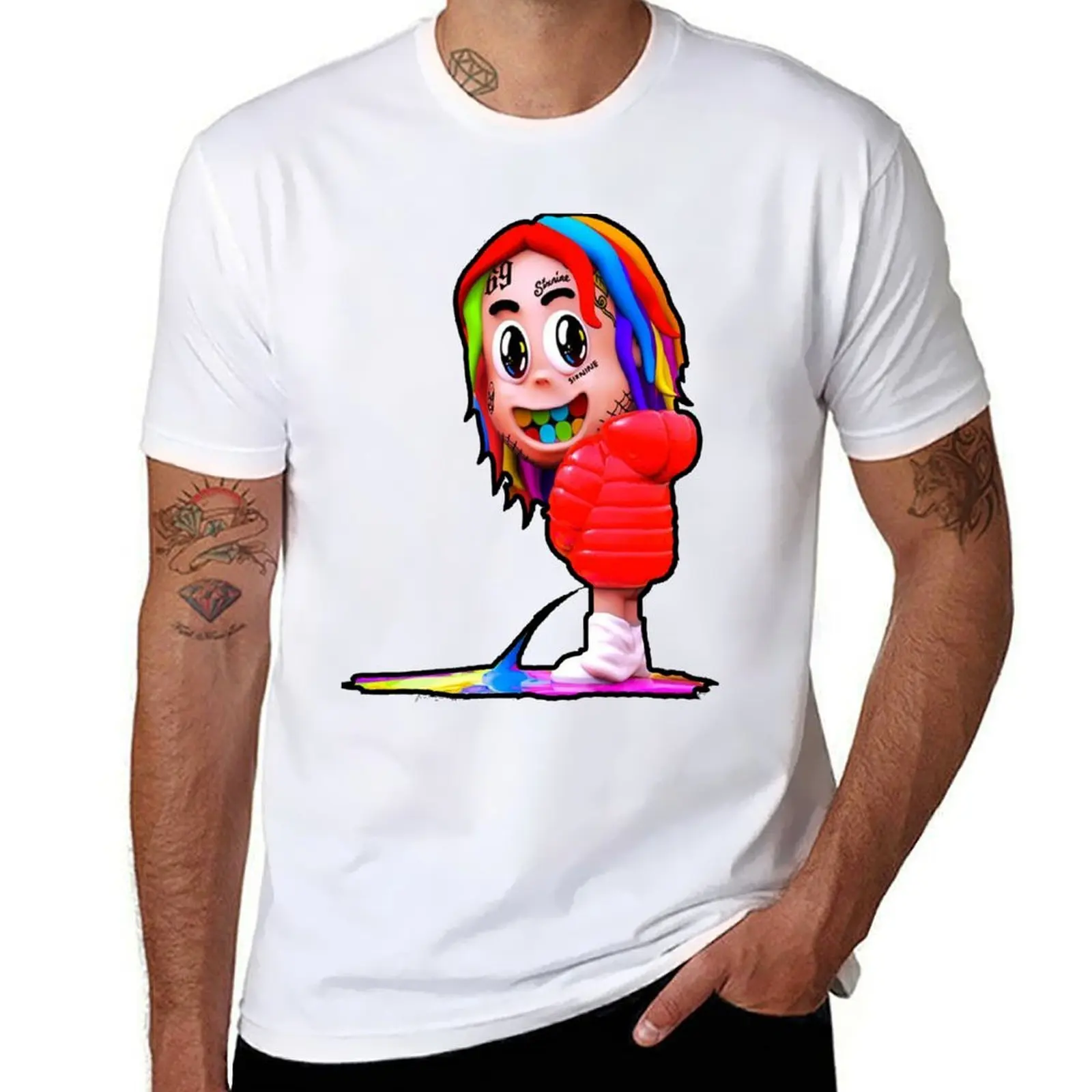 

Dummy Boy'' 6ixN9ine Collection T-Shirt man t shirts graphic essential t shirt T-Shirt