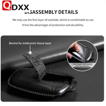 Kožený kryt klíče od auta od Mercedes Benz ACESG Třída CLE CLA GLC W177 W205 W213 W222 X167 AMG 6 nejlepší prodej Kožený kryt klíče od Mercedes-Benz - №4