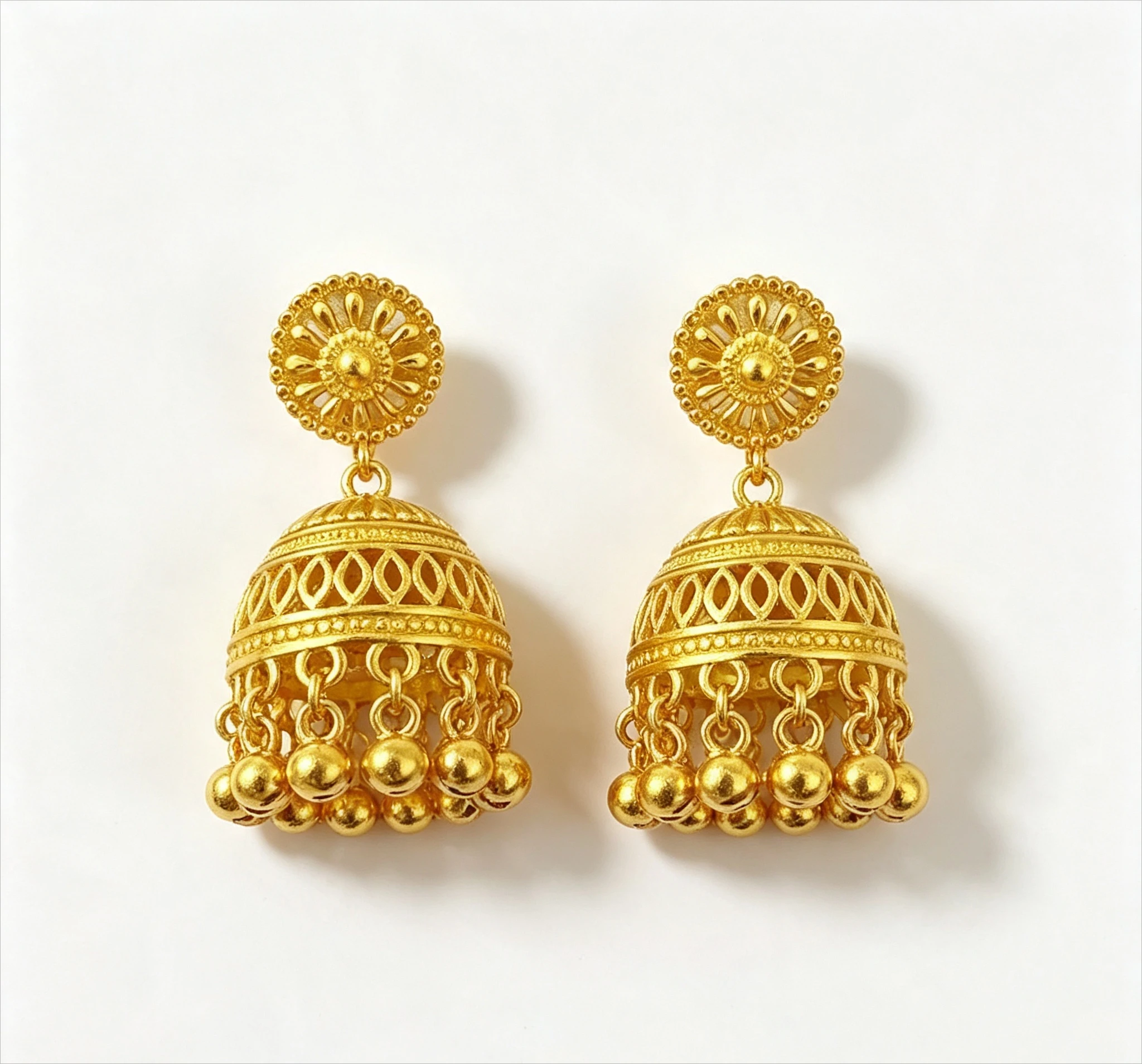 Eldorado Gold Bohemian Women's AU999 Tassel Earrings, Fashionable Temperament 24K Ethnic Style  Giving gifts for friends