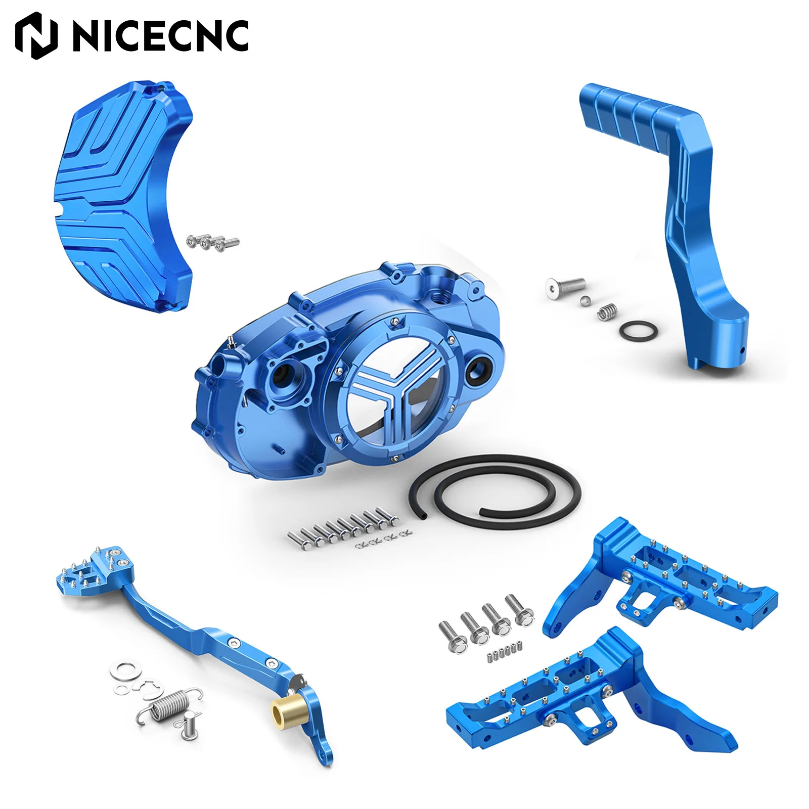 NICECNC Engine Guard Protection & Control Kit For Yamaha Banshee 350 YFZ350 1987-2006 Aluminum Upgrade ATV Accessories