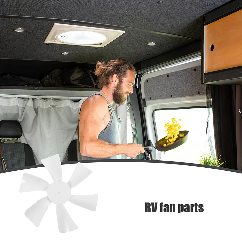 

2 Pcs RV Ventilation Fan Accessory Caravan Portable Motor Replacement Plastic Airflow System Bathroom