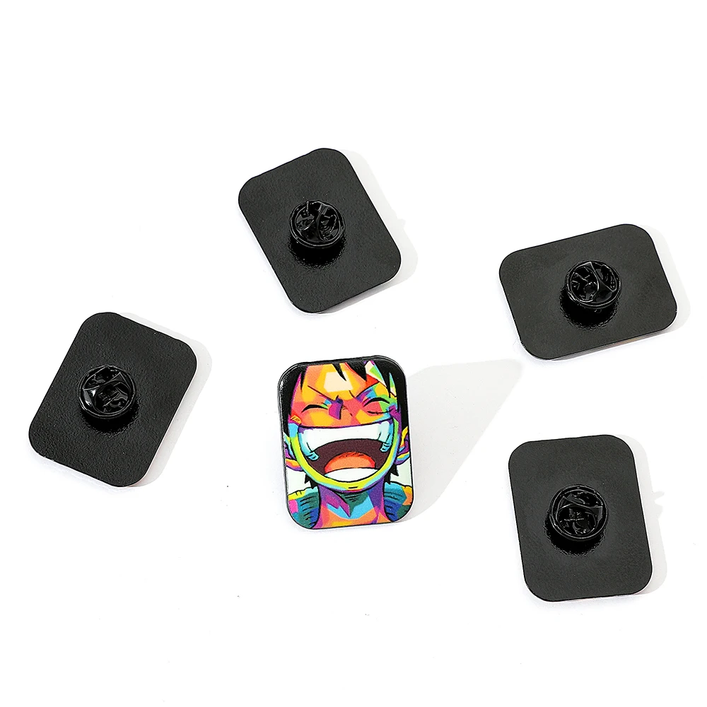 16 Pcs Anime Sea Adventure Brooch Creative Luffy Nami Sanji Character Enamel Pins Badge Clothes Jewelry Accessories Gift