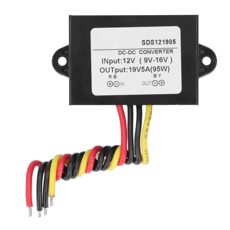

Преобразователь напряжения DC 12V в DC 19V, водонепроницаемый адаптер-преобразователь для источников питания