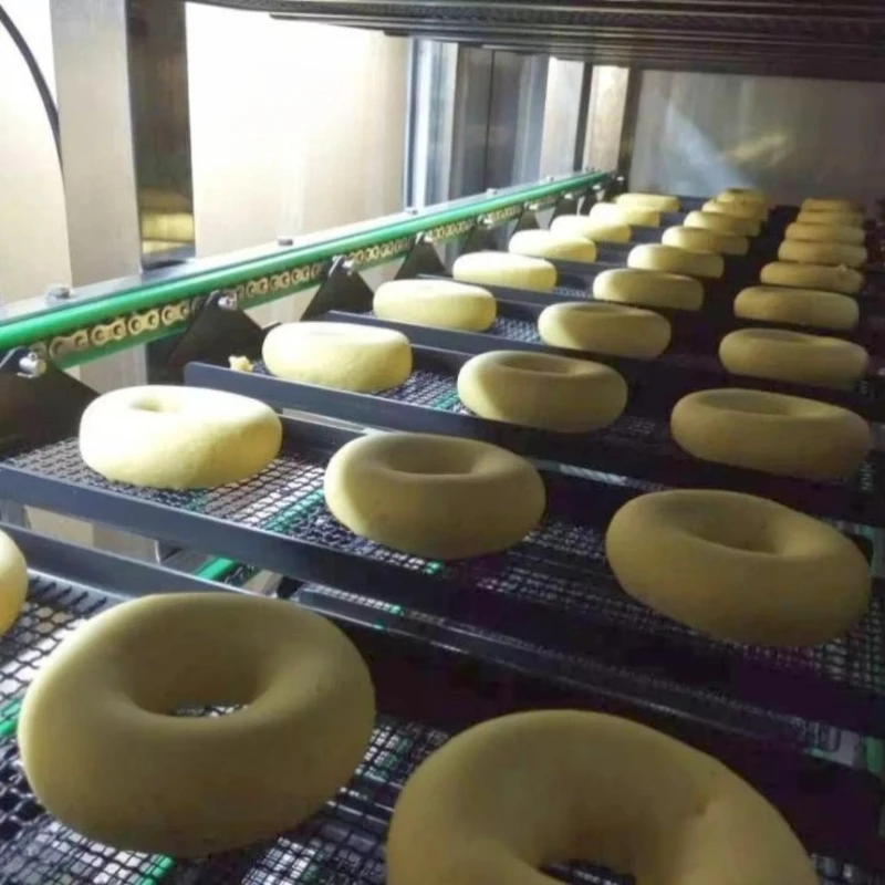 High Yield Donut Production Line Automatic Round Donut Former Yeast Fryer Commercial for Food Factory