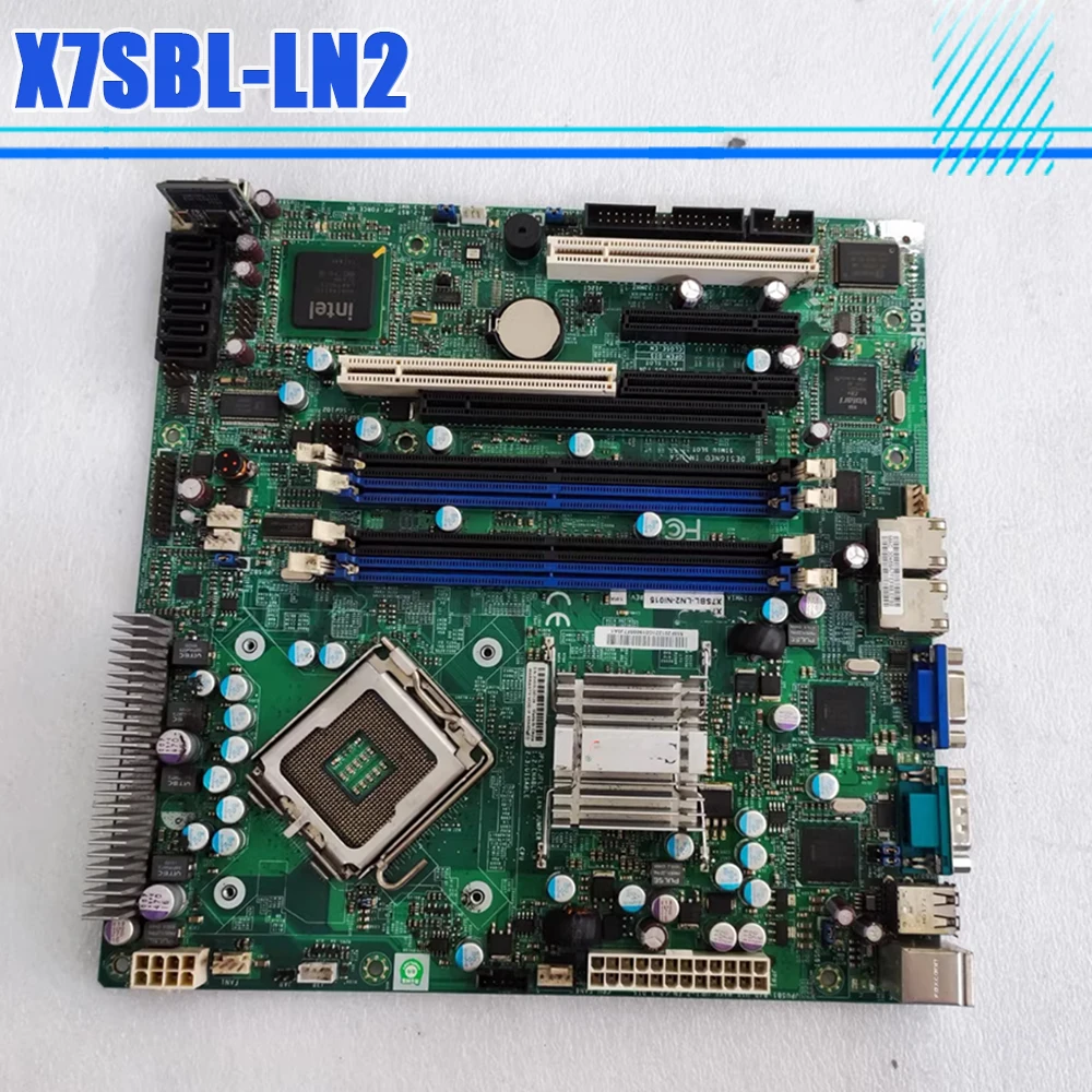 

Для Supermicro двойной сетевой карты промышленного управления компьютерная материнская плата X7SBL-LN2
