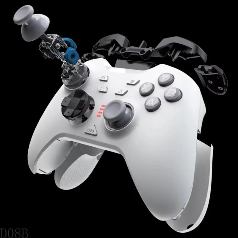 

D08B Remappable Button for PXN P5 Hall Joysticks Controller with Receiver Gamepad 550mAh Battery Controller for PC