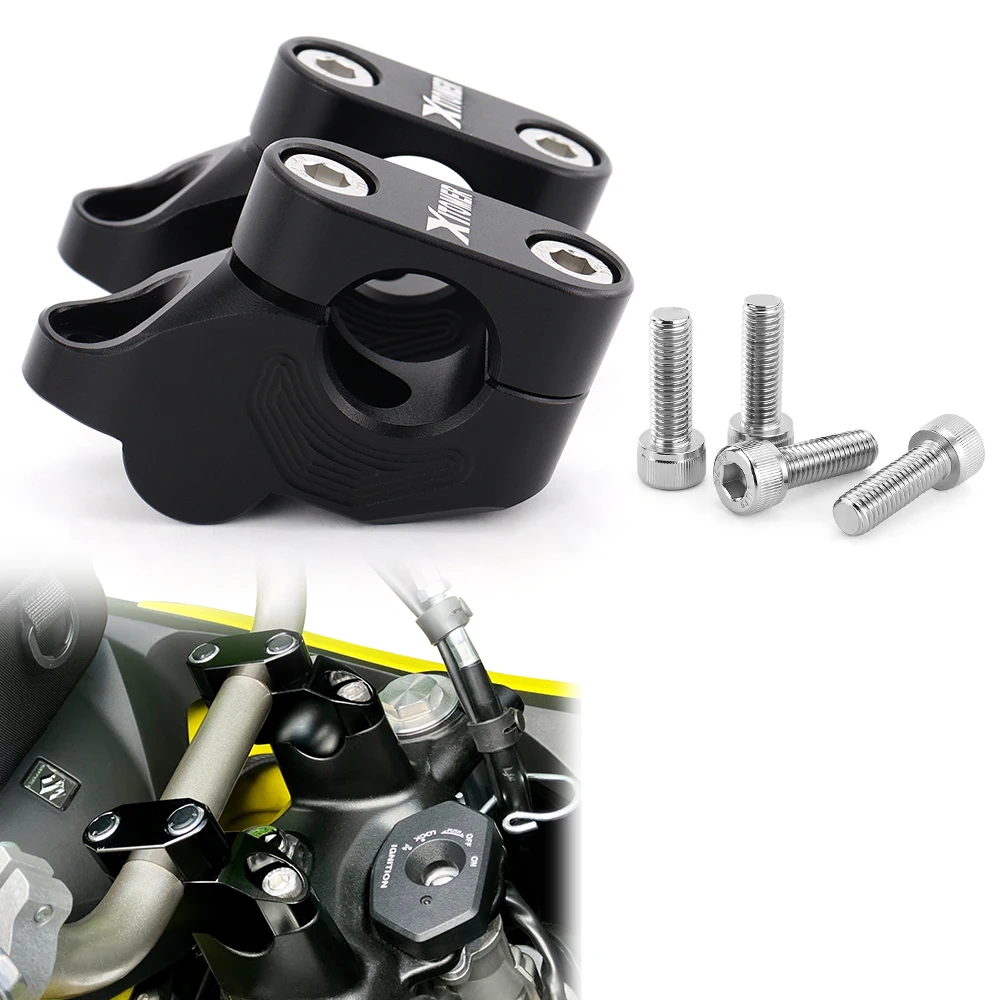 

For Kawasaki Versys1000 Versys-X250/300 Z125 250 650 ER-5 22mm 7/8" Motorcycle Handlebar Risers Extension Back Moved Mount Riser