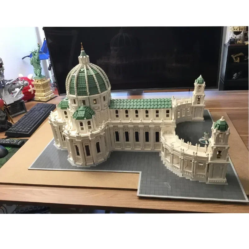 

MOC-15896 Famous City Baroque Cathedral Assembled Splicing Building Block Model 13304 Parts Adult Children's Birthday Toy Gift