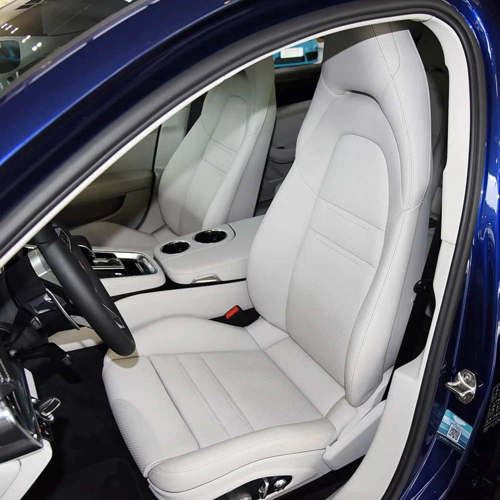 For Porsche Panamera 2016-2023 Vegan Nappa Leather Custom Car Seat Covers Full Set Interior Protector Accessories