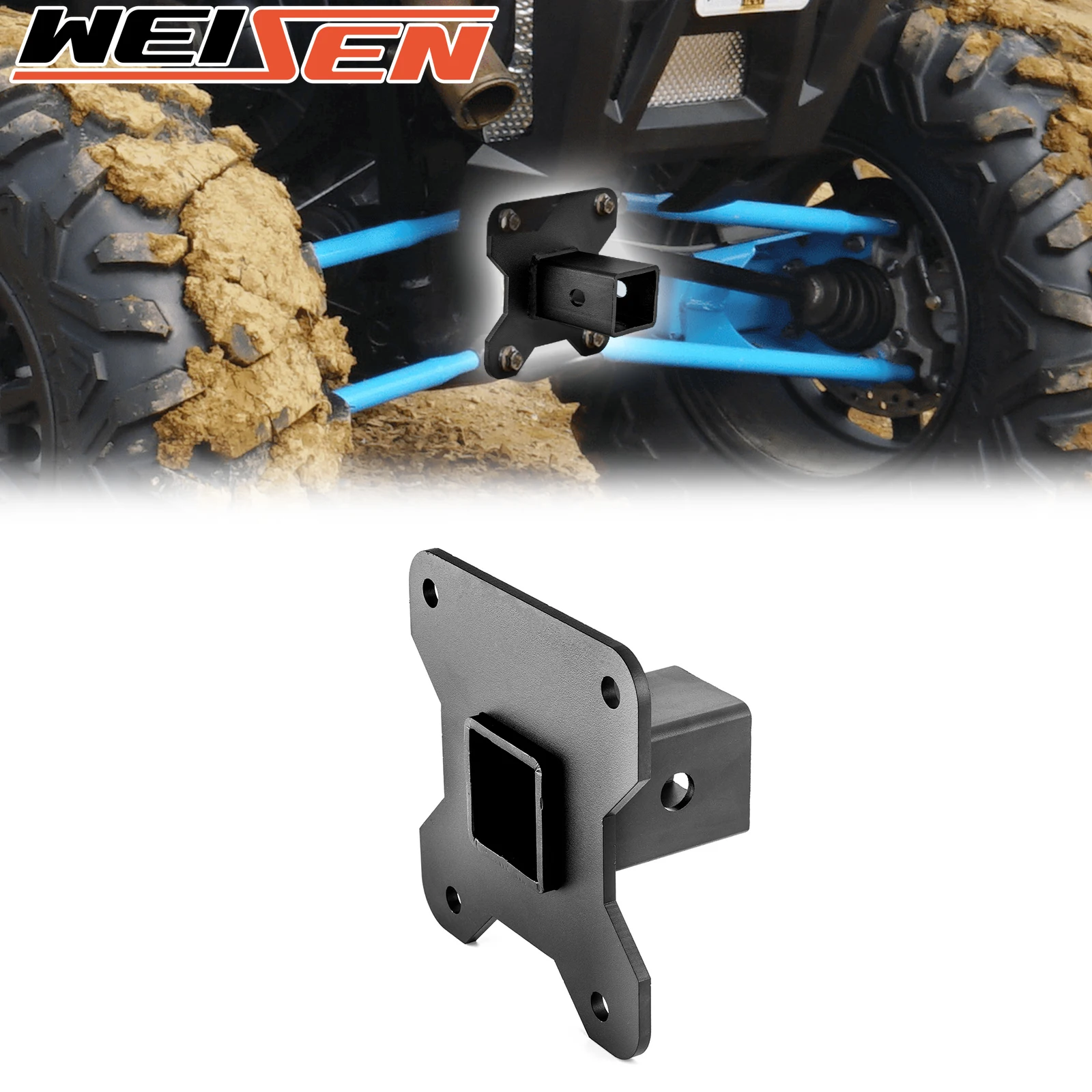 UTV Rear Trailer Hitch 2