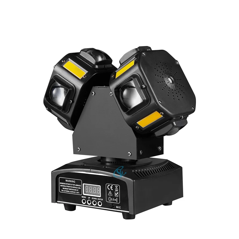 Stage DJ Light LED 120W Double Head Beam Strobe Lamp Moving Head Effect Disco Party Light DMX512 For Nightclub Bar Event