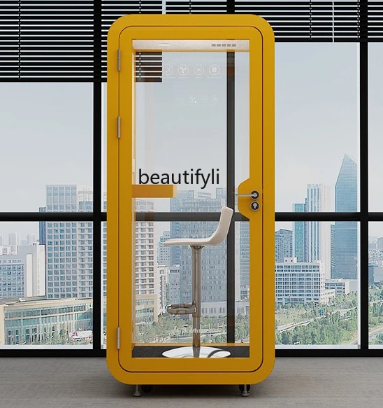 

Business office telephone booth soundproof room silent compartment household indoor movable soundproof cabin