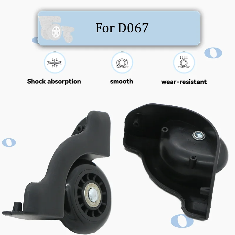 

For D067 Heavy-Duty Fixed-Direction Wheels Luggage Replacement Parts Non-Rotating Straight Rollers Luggage Repair Accessories