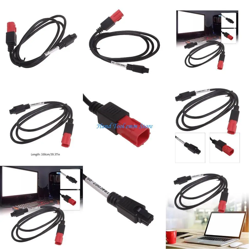 

H37F MX3.0 to DJ7068 0.64 11 21 6P Durable Extension Cable for Vehicle Backup Sensors Extend Your Connection Effortlessly