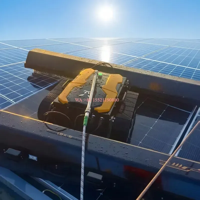 wmwmnu for LeopardDust LD-X6 Anti-fall Smart Solar Washing Machine For Heavy Sand Dust Gulf Rooftop PV Projects