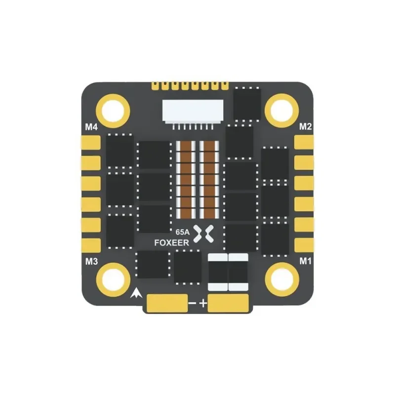 UniFlyFoxeer Reaper F4 128K 65A BL32 BLHeli32 4in1 9~40V 3-8S ESC 30.5*30.5mm M3 DShot1200 For FPV Parts