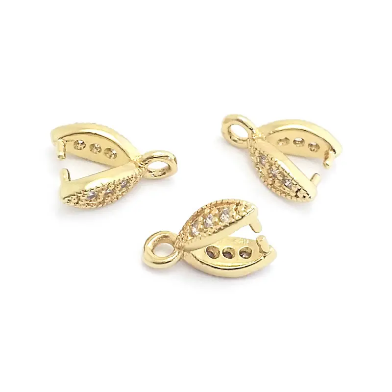 18K Gold Color Charms Connector Pendants Clasps Beads Connector High Quality Jewellery Making Rosediy official-website