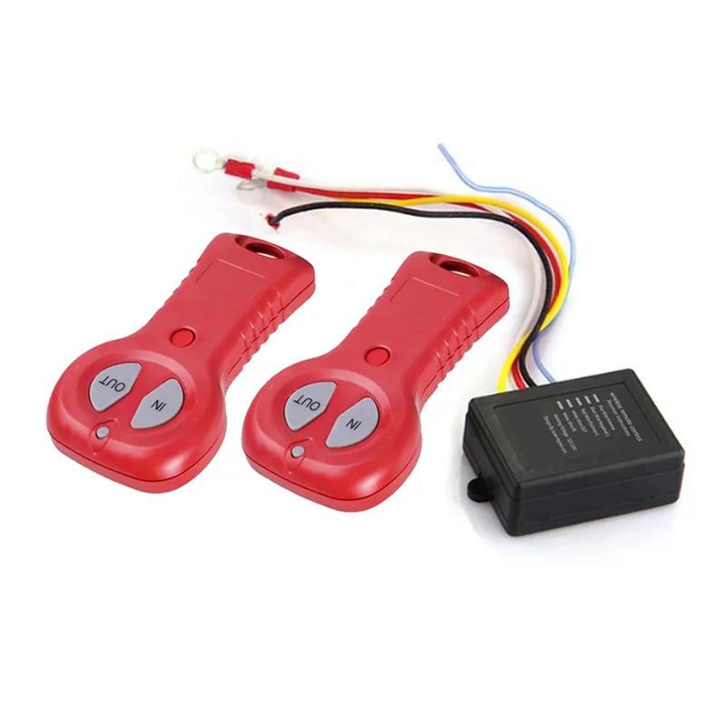 

Winch Remote Receiver 12V 24V Wireless Control Set For Electric Winch Remote Control Kit For Jeep Off-Road ATV Truck