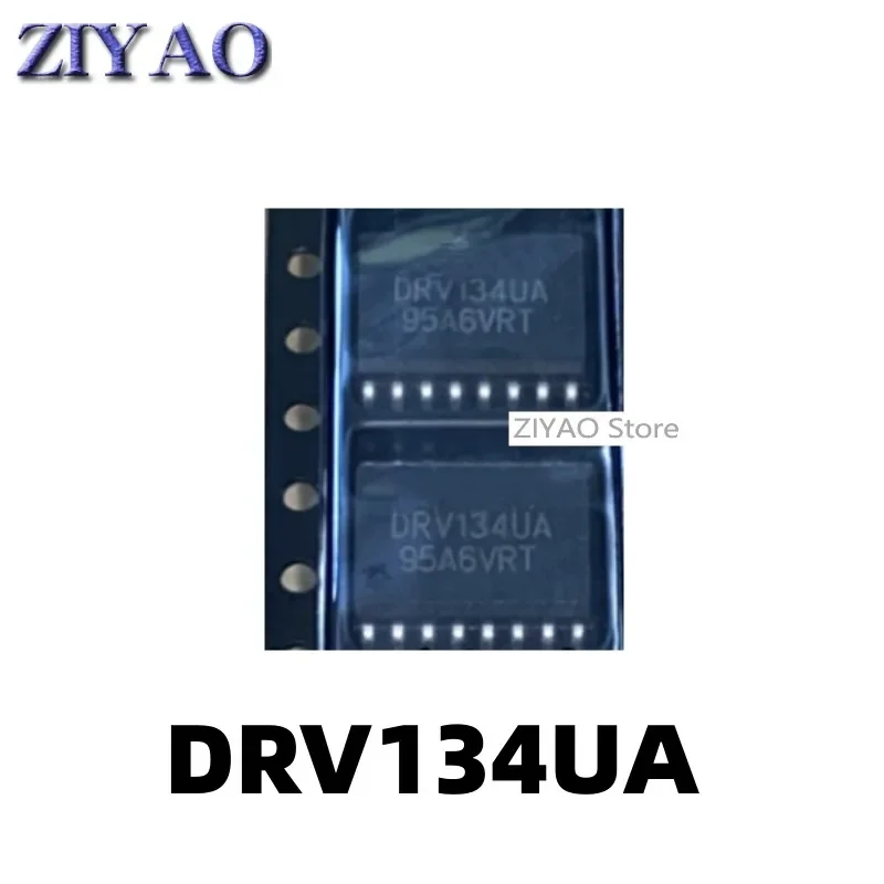 5PCS DRV134 DRV134UA SOP16 Encapsulated Audio Balanced Line Driver Chip