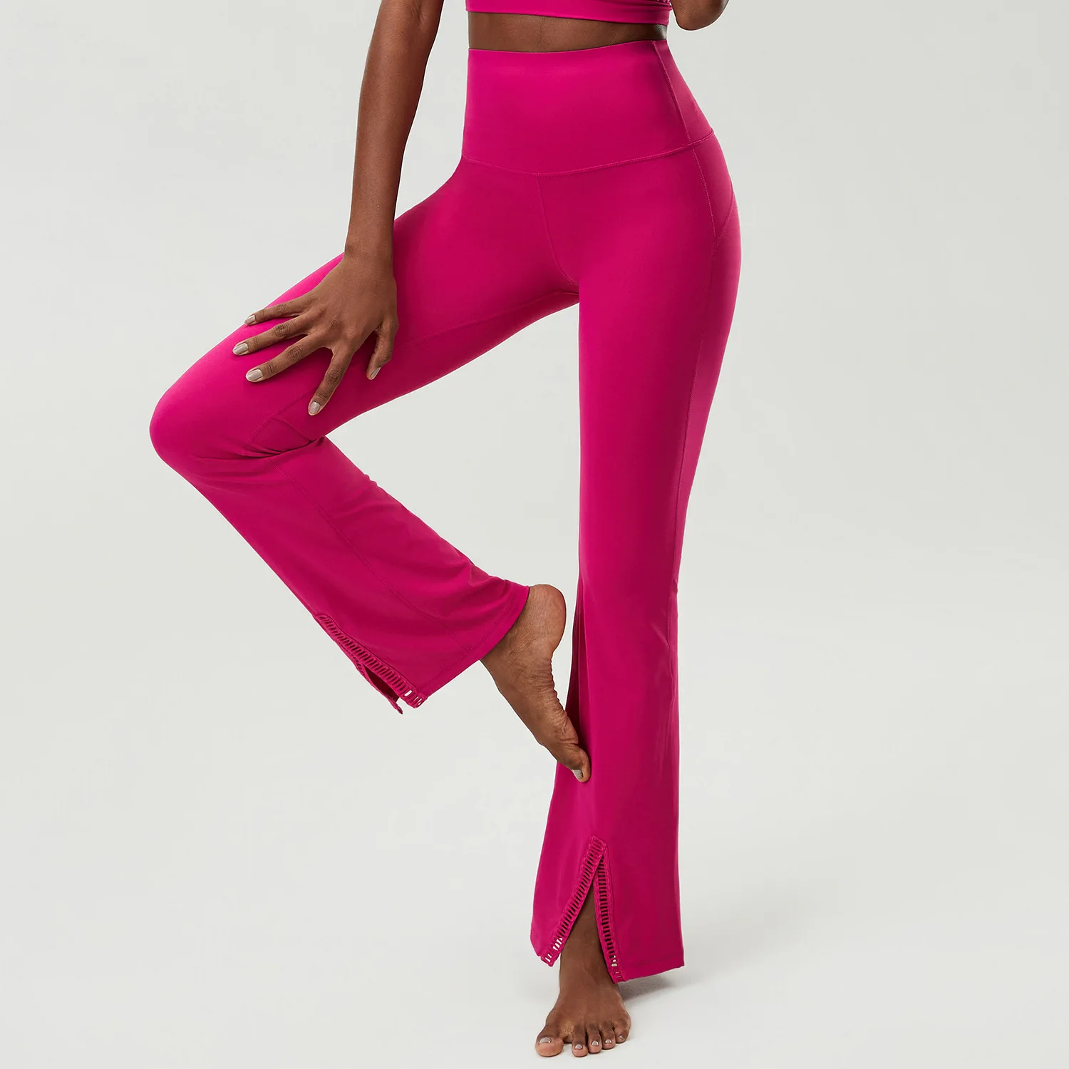 SharpStar New High Waist Sports Flared Pants Stretchy 32