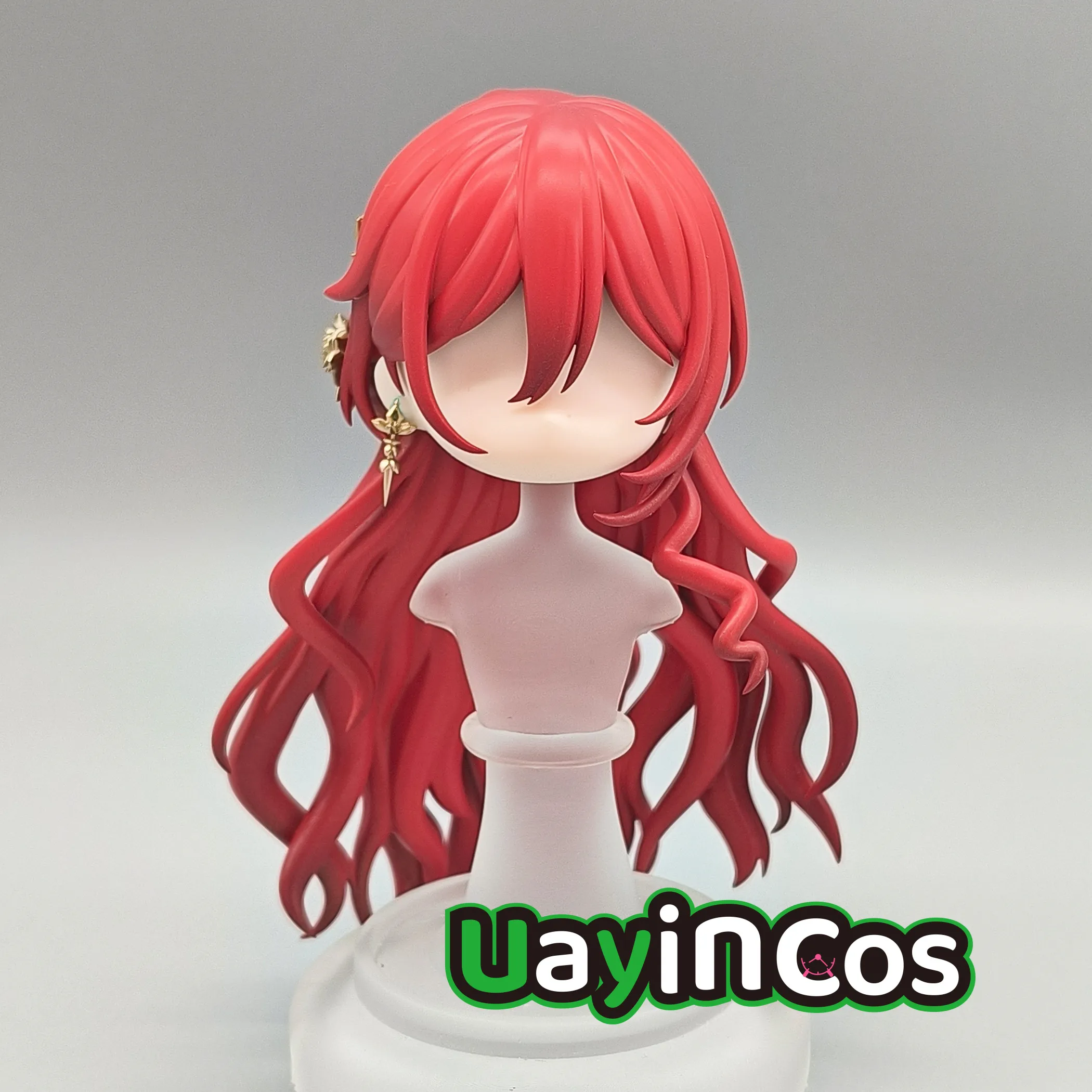 

Honkai：Star Rail Himeko Handmade OB11 OB22 GSC Hair Detachable Hair Shell Wig Faceplates BJD Doll Accessories Game Anime Figu