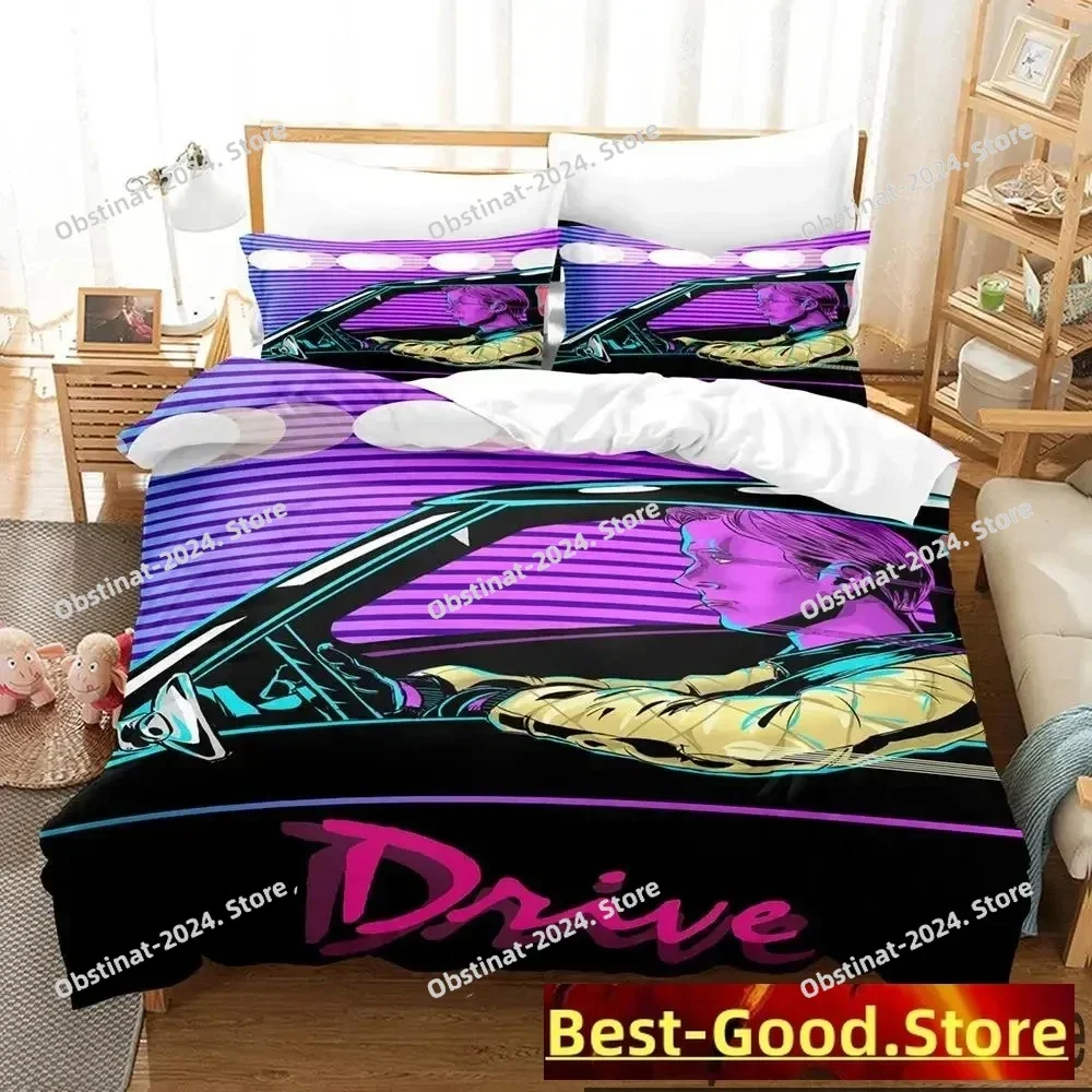 3D Drive Ryan Gosling Bedding Set Duvet Cover Full Queen King Size Pillowcase Bed Printed Bed Set Aldult Kid Bedroom Single Twin