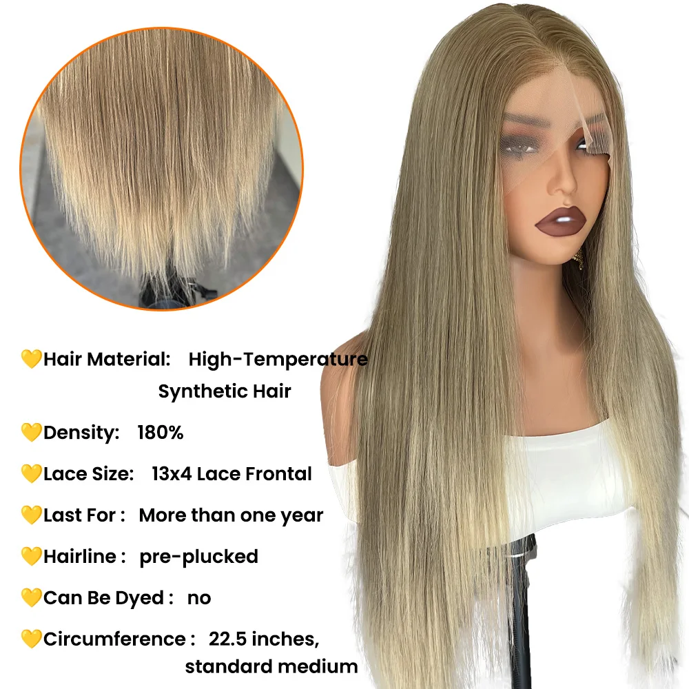 180% الكثافة شعر مستعار مستقيم مع شعري طبيعي حالمة ملكة الشعر 13x4 الدانتيل الباروكة الأمامية للنساء السود شعر مستعار اصطناعي #3