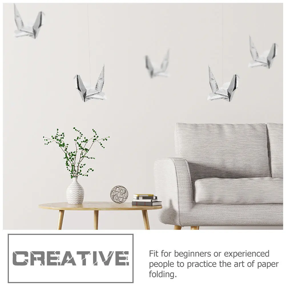 

200 листов блестящей односторонней бумаги для оригами с жемчужным покрытием, квадратные листы для складывания, для рукоделия и творчества