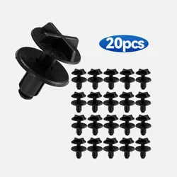 20Pcs Black Battery Cover And Cowl Panel Clip Fasteners For Land Rover Range Rover Discovery Sport Evoque OE # LR024316