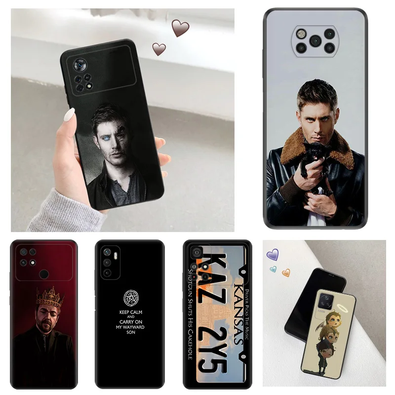 Crowley Supernatural Black Matte Anti-Drop Phone Case For Xiaomi 13 12X 12T 12S 12Lite Redmi Note12 CC9 Pro A1 A2 Plus 12C Cover