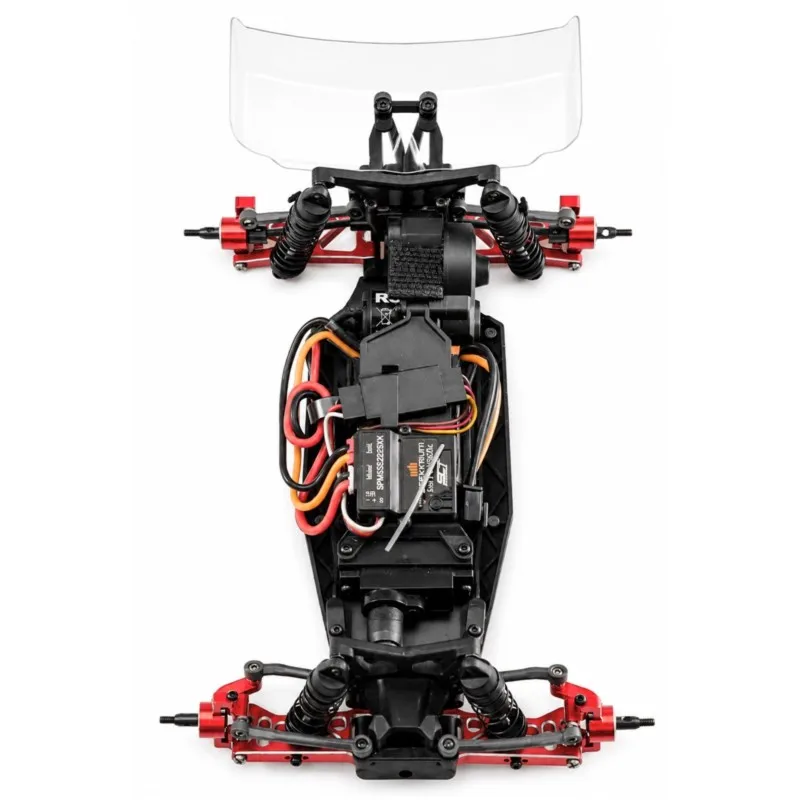 ABJL RC Car Metal Steering Cup C-Hub Rear Wheel for 244016 LOSI Micro-B 1/24 Upgrade Parts Red