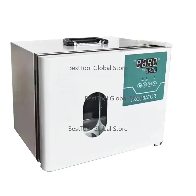 Constant Temperature 220V Por-table Mini Incu-bator Vi-ew Window 9L/12L Ca-pacity Max 5-65C 1-Year Warra-nty 0.1