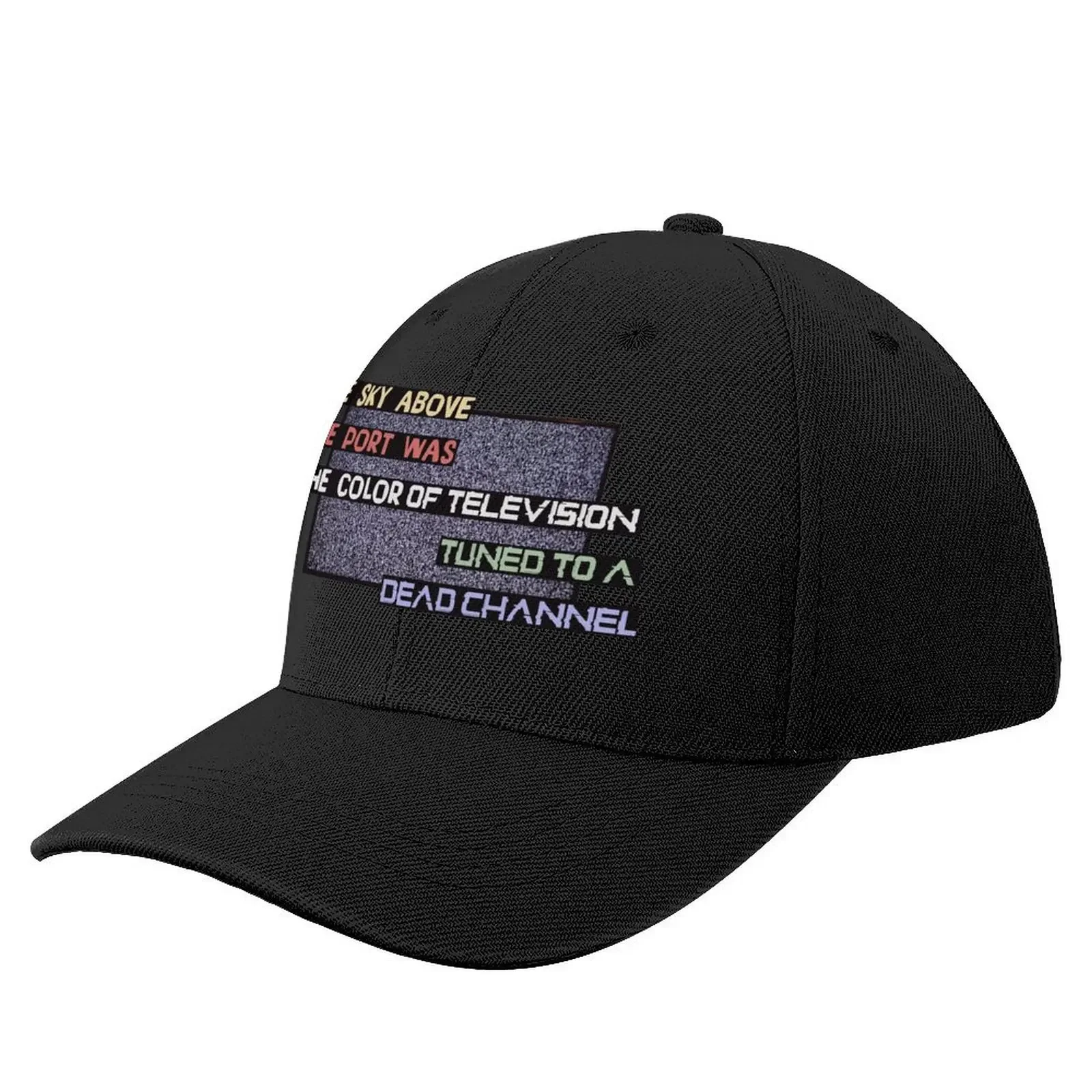 Neuromancer Collection - A Dead Channel Baseball Cap fashionable Brand Man cap Uv Protection Solar Hat sun hat Female Men's