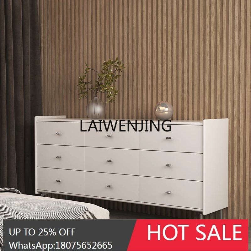 simple modern five-bucket storage cabinet living room wall drawer cabinet