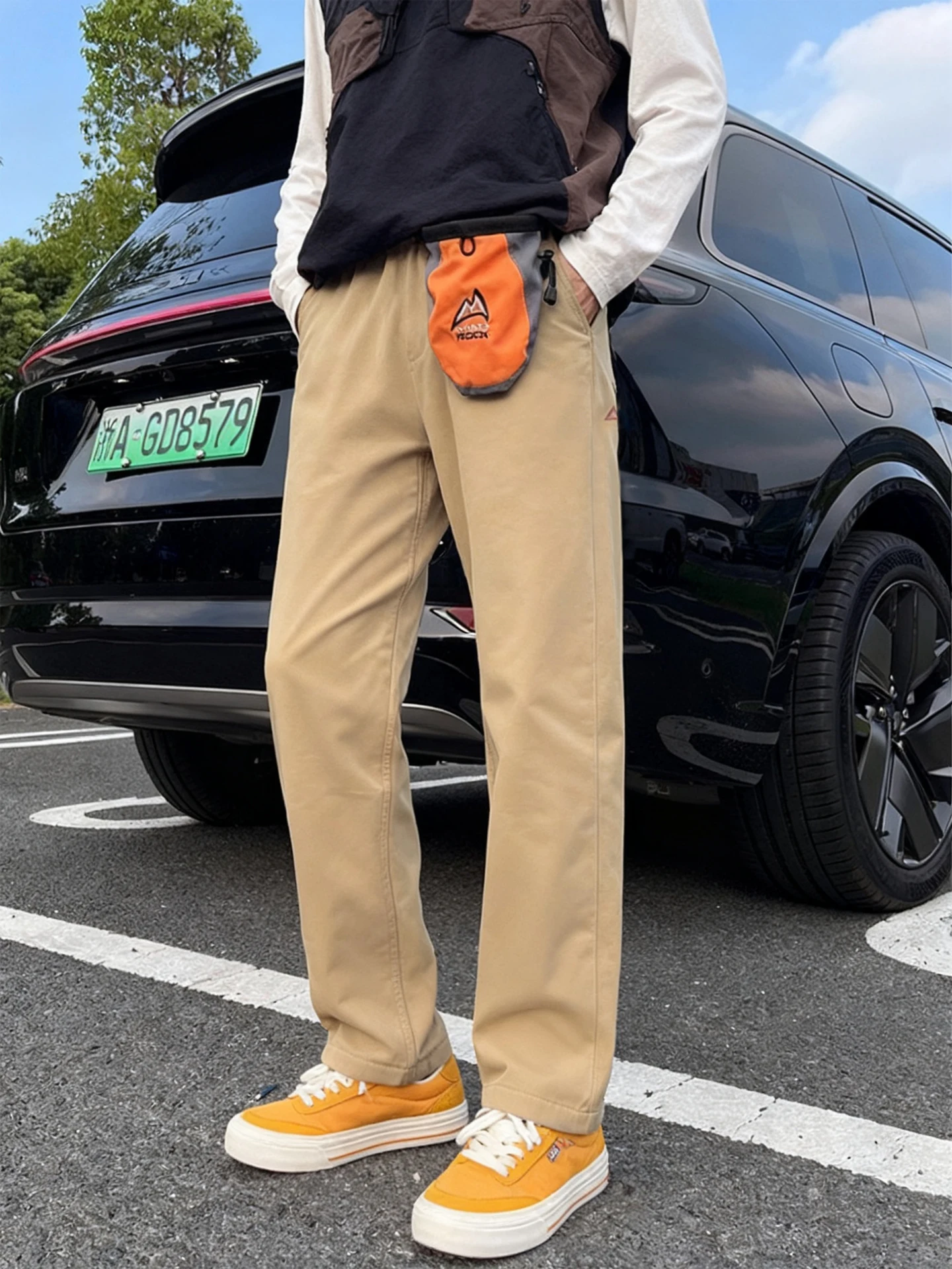 

Мужские рабочие брюки цвета хаки на флисовой подкладке, зауженного кроя, для активного отдыха, альпинизма, ветрозащитные, водонепроницаемые, повседневные