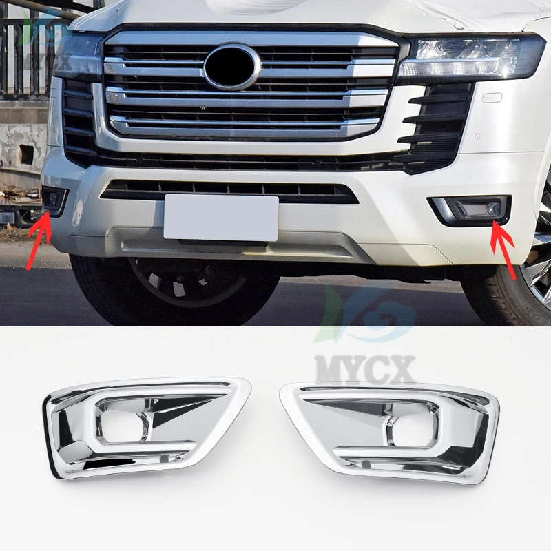 

Для Toyota Land Cruiser 300 LC300 2023, рамка передней противотуманной фары FJ300, бампер, внешнее украшение, модификация, аксессуары, комплект кузова