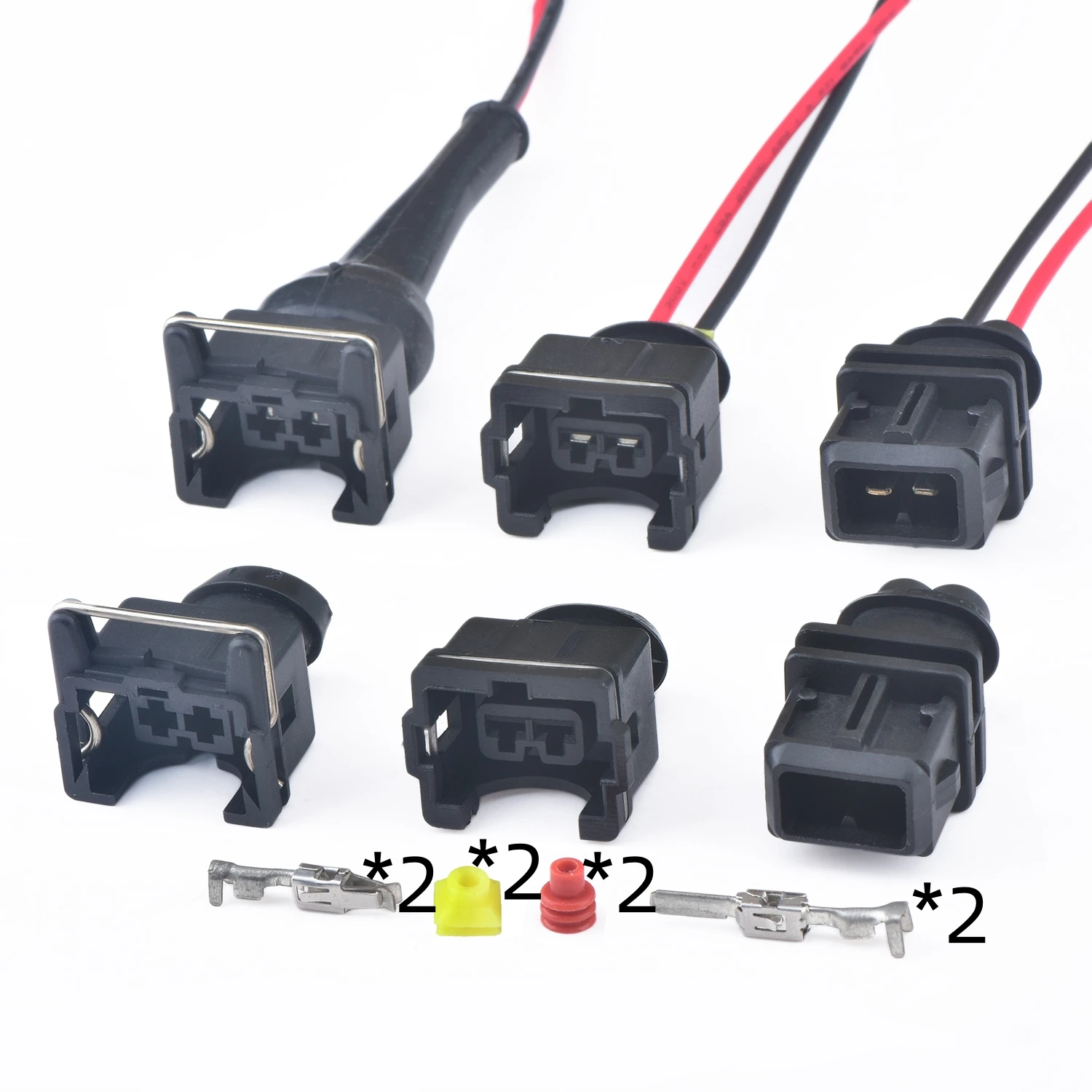 Connecteurs automobiles à 2 broches, injecteur de carburant, faisceau de câbles, prise 825414-5 827551-3 pour Roewe MG EV1