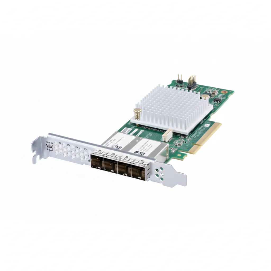 بطاقة وحدة تحكم محول حافلة المضيف رباعية المنافذ Dell HHJD7 ASA-80165H - 12 جيجابت في الثانية - SAS - الارتفاع الكامل - PCI-e - مستعملة جديدة #1