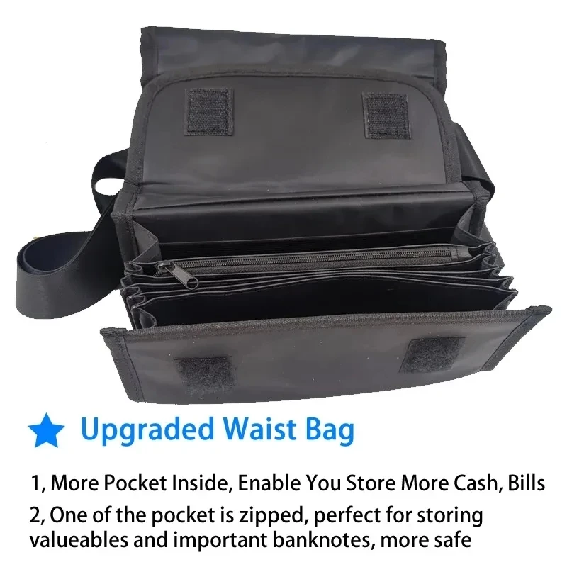 Creativo portatile Multi tasche Euro portafoglio marsupio 8 slot portamonete Euro portamonete per contanti Bill Safe marsupio