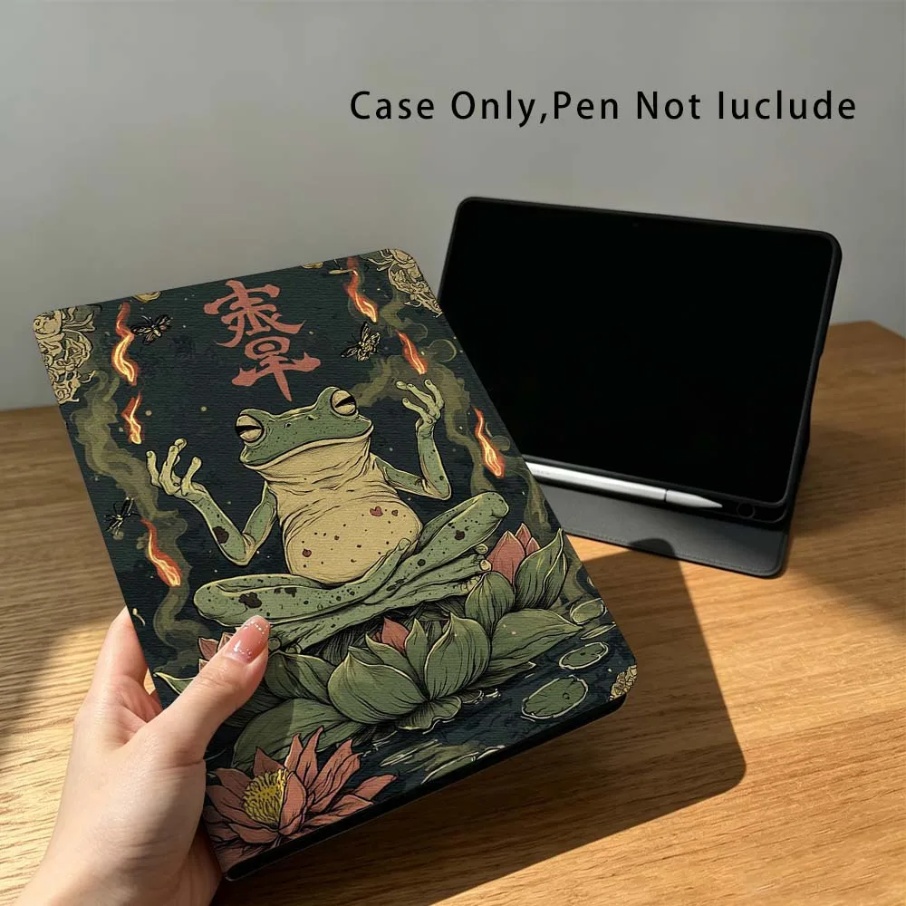 

Frog Nature Meditation For Xiaomi Poco Redmi Pad 8 2 4 5 6 6S 7 7S SE Pro 14 11 11.2 12.1 12.5 Inch Tablet Case Fashion