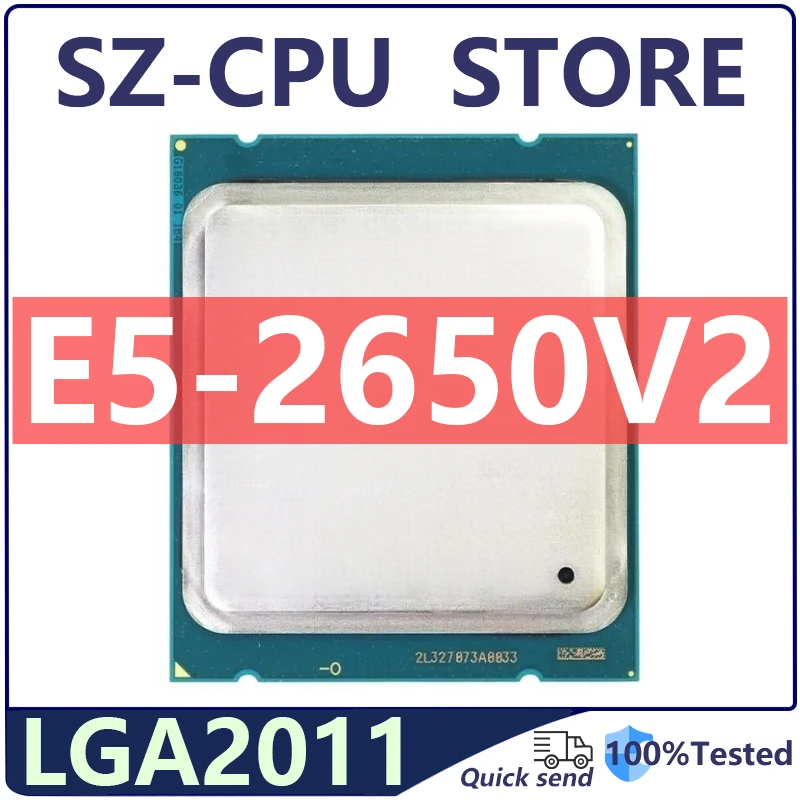 Xeon E5-2650V2 E5 2650V2 E5 2650 V2 2.6 GHz SR1A8 Eight-Core Sixteen-Thread CPU Processor 20M 95W LGA2011