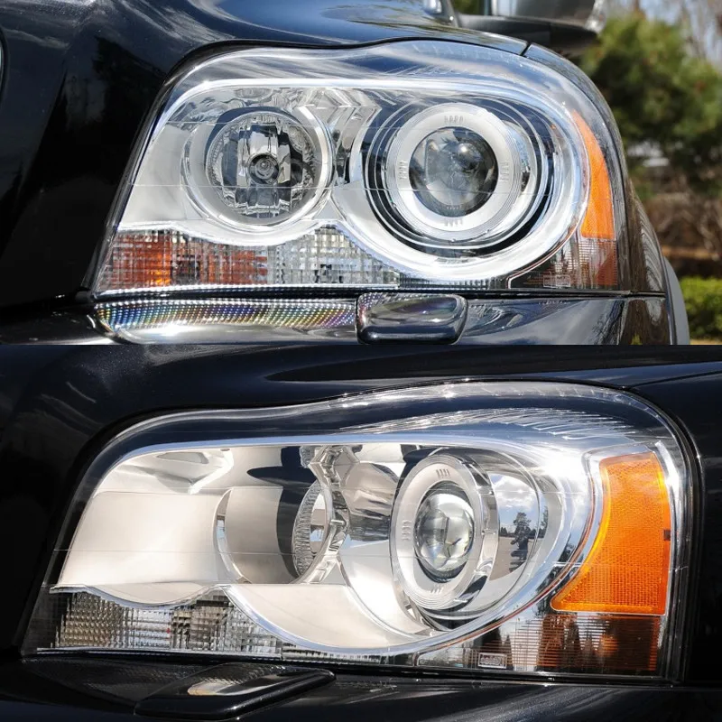 For Volvo XC90 2004-2013 Car Headlight Lens Cover Shell Head Lamp Shade Transparent
