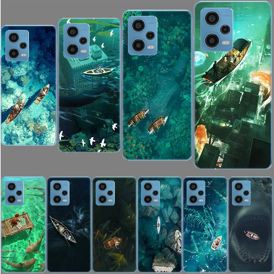 Sandy Beaches And Crystal Clear Rivers Case for Xiaomi Redmi Note 12 Pro 11 Pro Plus 12S 11S 11T 11E 10 5G 10S 9S 9T 9 8T 8 7 Ph