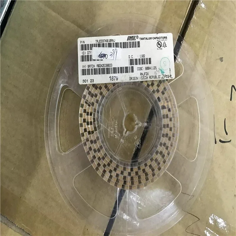 SMD AVX Tantalum Capacitor TAJD337K010RNJ 330UF 10V 7343 D Type 10% Original Direct Shot