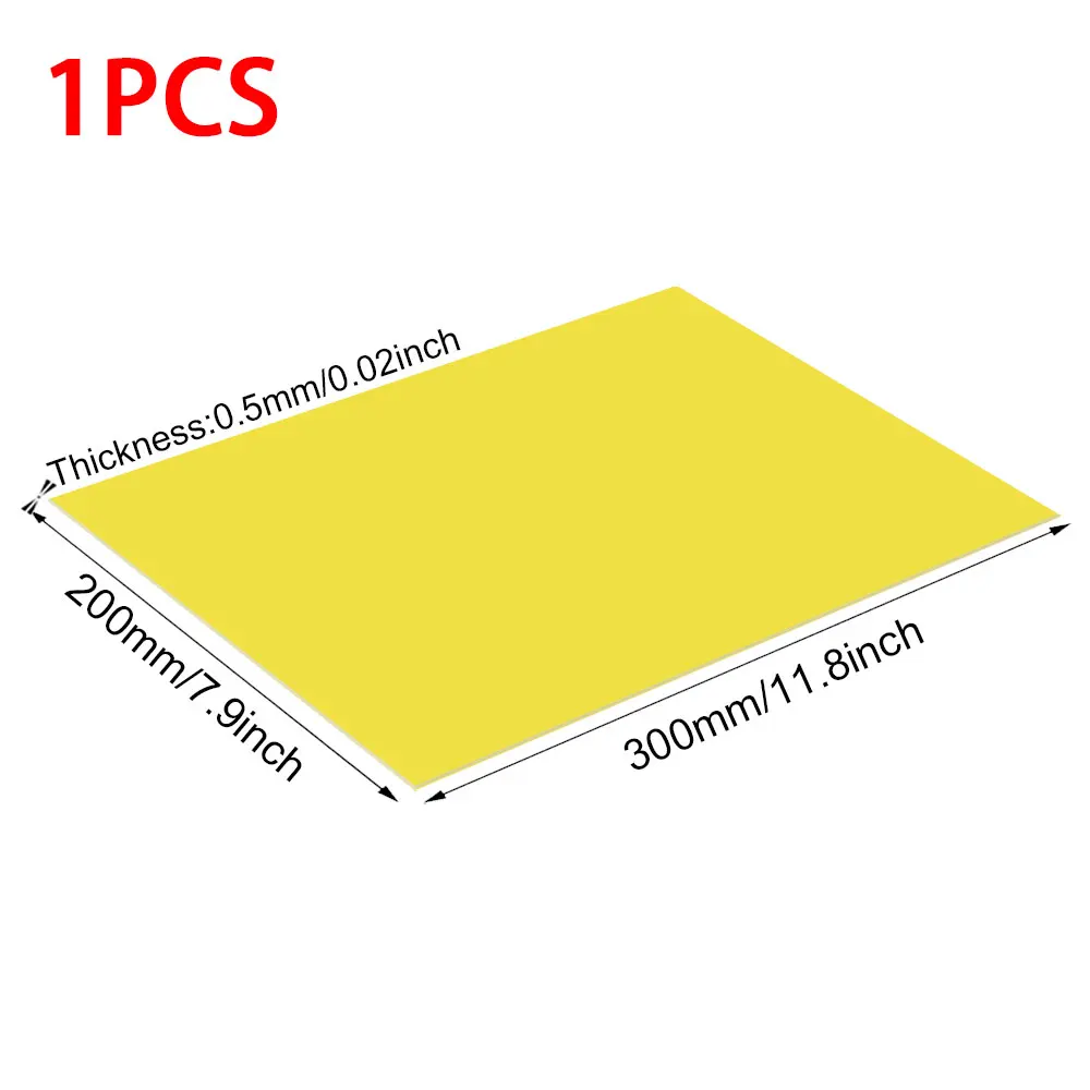 Yellow 3240 Epoxy Plate Insulating Resin Board 300x200x0.5mm for 3.2V 280Ah 320Ah 310Ah 90Ah 12.8V Lifepo4 Battery Pack Diy Use