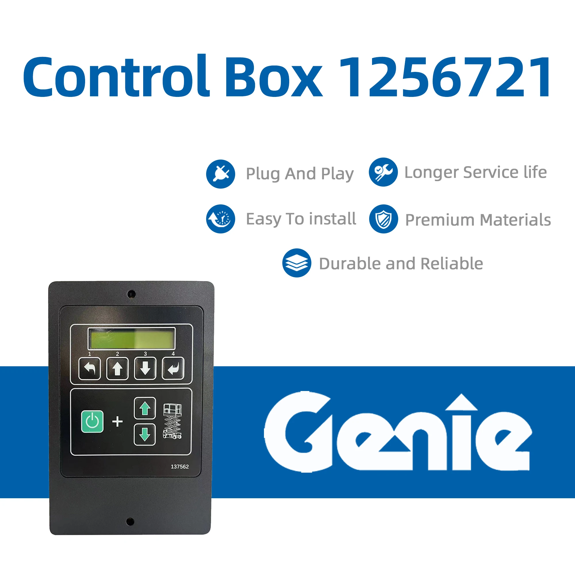 1256721GT 1284285 137692GT Control Box Compatible with Genie Scissor Lifts GR-12 GR-20 GS-1530 GS-1930 GS-2632 GS3246 GS-4047